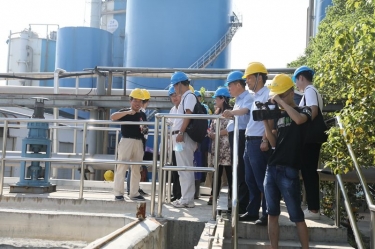 浙江省生态环境厅一行到莅临888集团电子游戏纸业调查领导